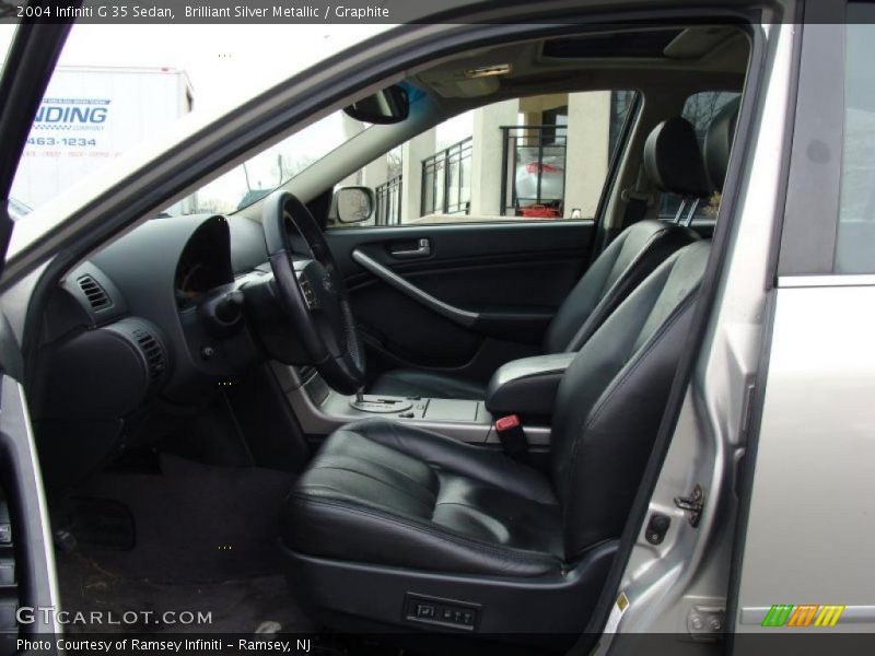 Brilliant Silver Metallic / Graphite 2004 Infiniti G 35 Sedan