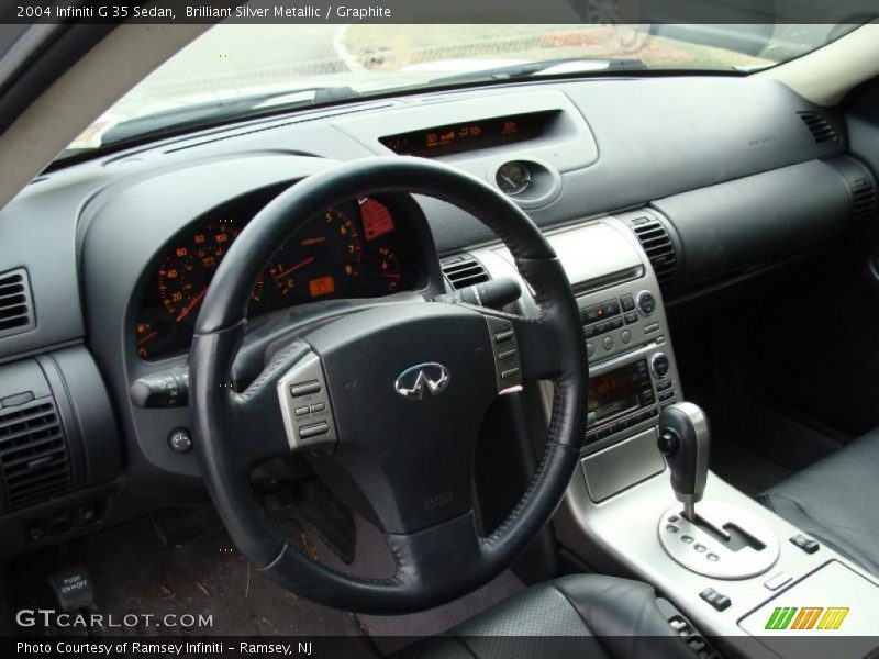 Brilliant Silver Metallic / Graphite 2004 Infiniti G 35 Sedan