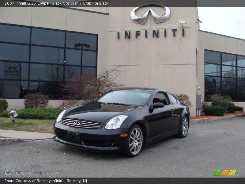 Black Obsidian / Graphite Black 2007 Infiniti G 35 Coupe