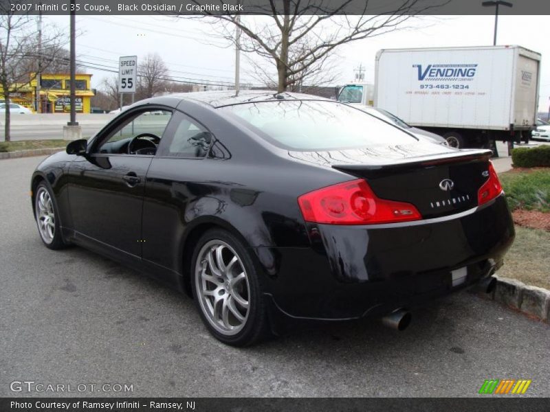 Black Obsidian / Graphite Black 2007 Infiniti G 35 Coupe
