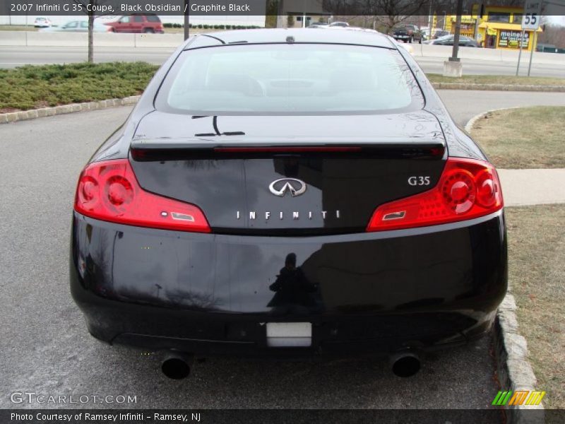 Black Obsidian / Graphite Black 2007 Infiniti G 35 Coupe