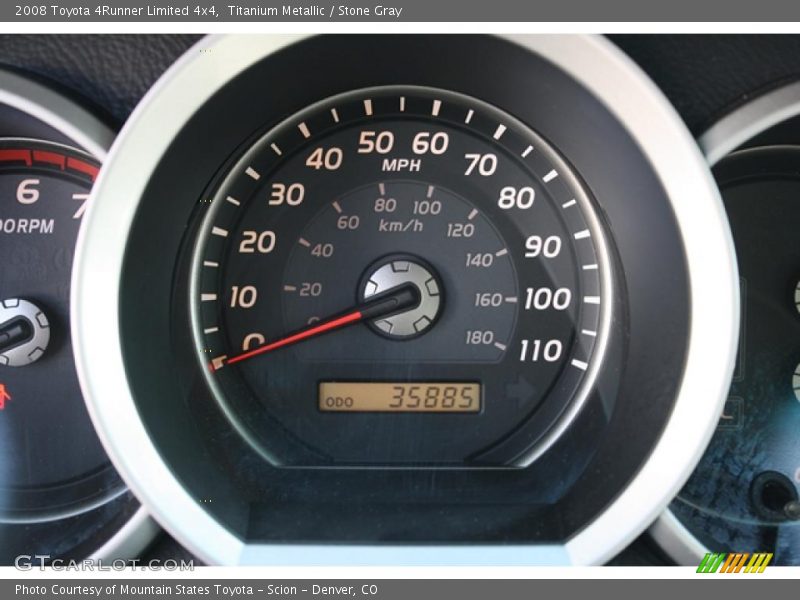 Titanium Metallic / Stone Gray 2008 Toyota 4Runner Limited 4x4