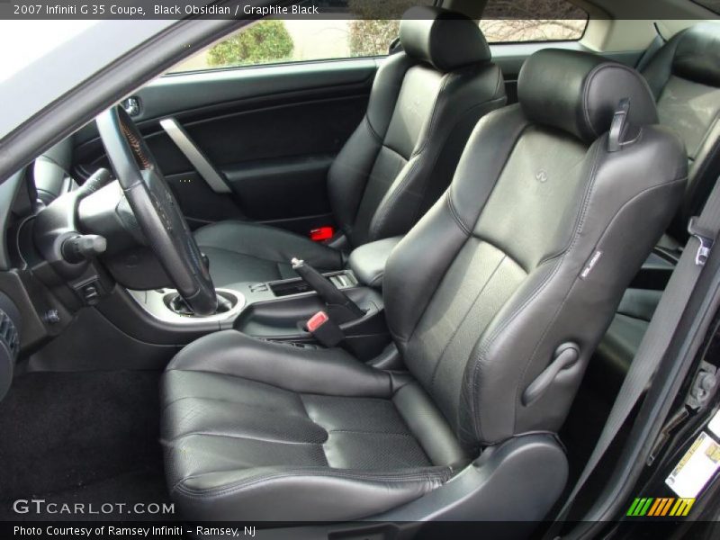 Black Obsidian / Graphite Black 2007 Infiniti G 35 Coupe
