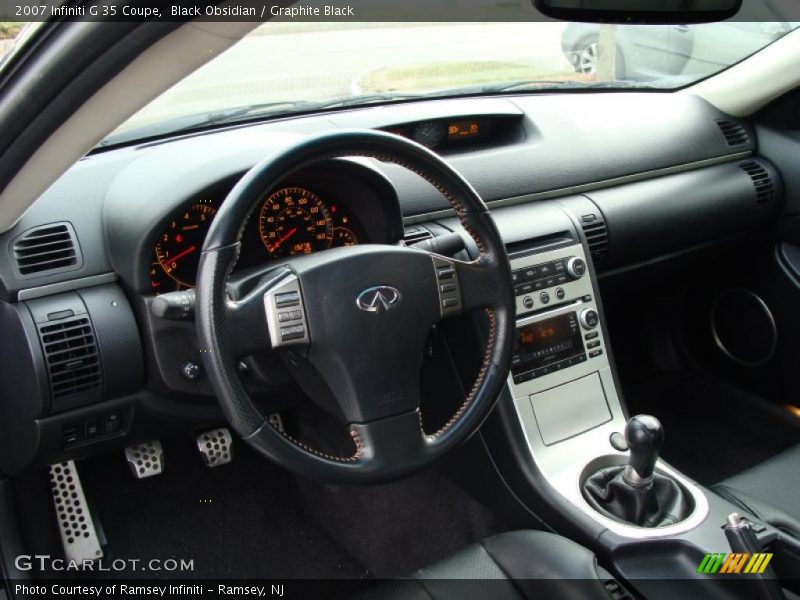 Black Obsidian / Graphite Black 2007 Infiniti G 35 Coupe
