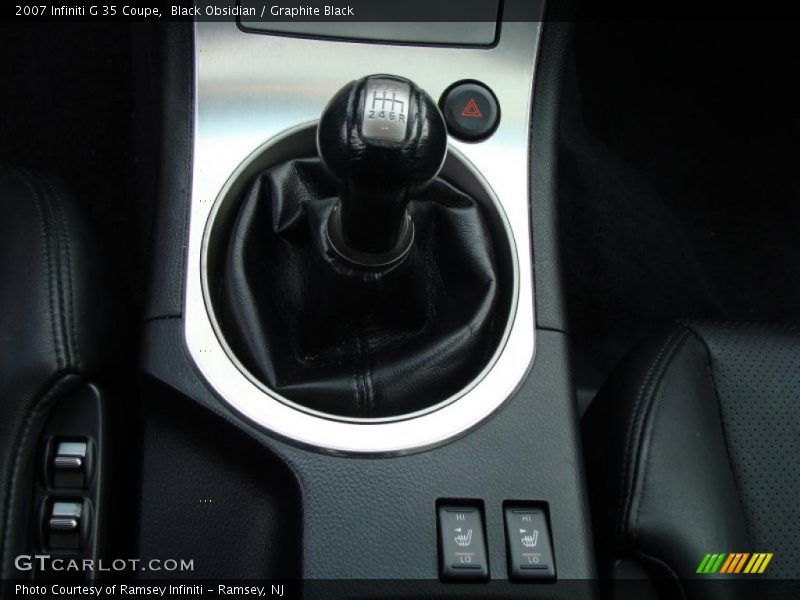 Black Obsidian / Graphite Black 2007 Infiniti G 35 Coupe