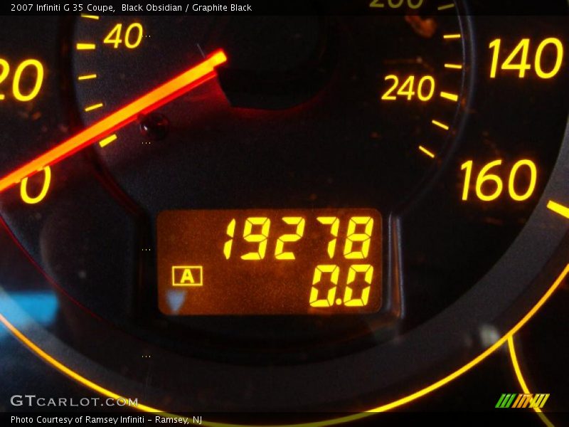 Black Obsidian / Graphite Black 2007 Infiniti G 35 Coupe