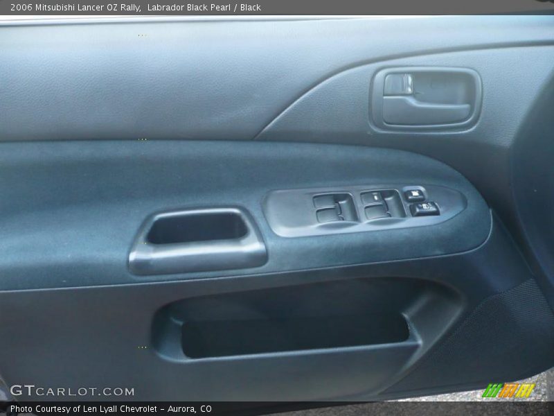 Labrador Black Pearl / Black 2006 Mitsubishi Lancer OZ Rally