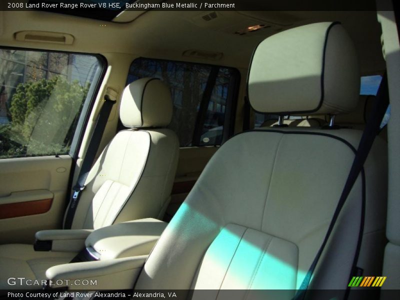 Buckingham Blue Metallic / Parchment 2008 Land Rover Range Rover V8 HSE