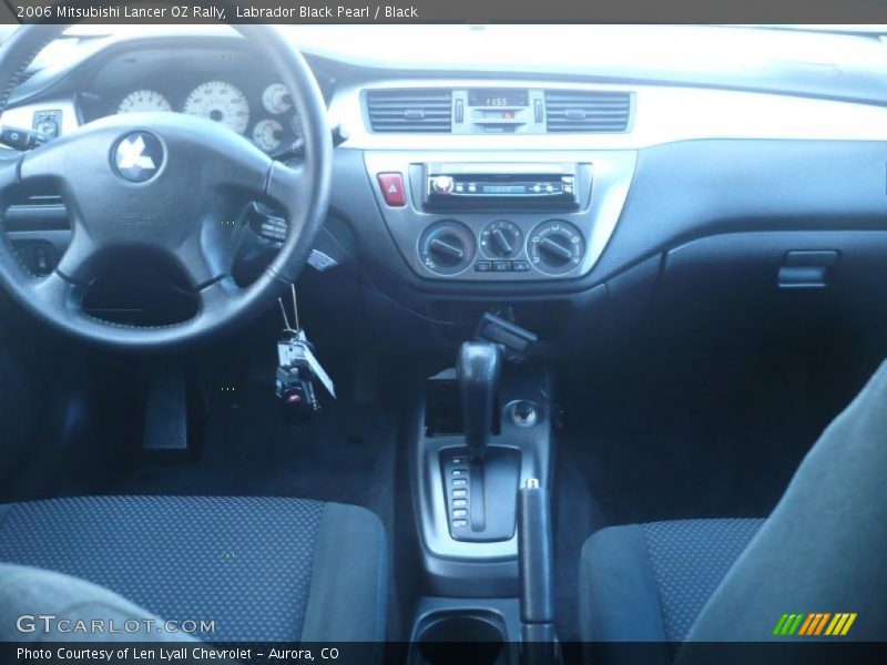 Labrador Black Pearl / Black 2006 Mitsubishi Lancer OZ Rally