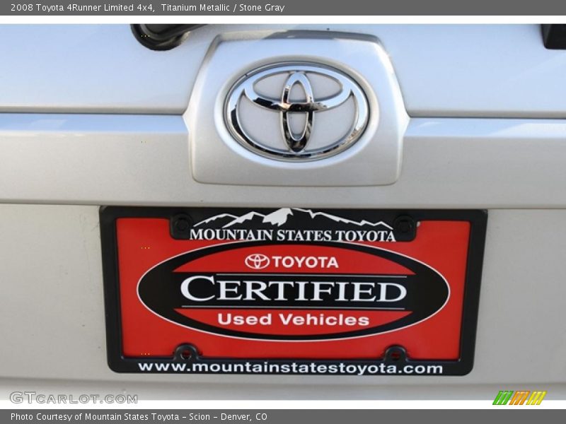 Titanium Metallic / Stone Gray 2008 Toyota 4Runner Limited 4x4