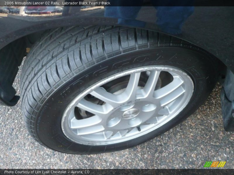 Labrador Black Pearl / Black 2006 Mitsubishi Lancer OZ Rally
