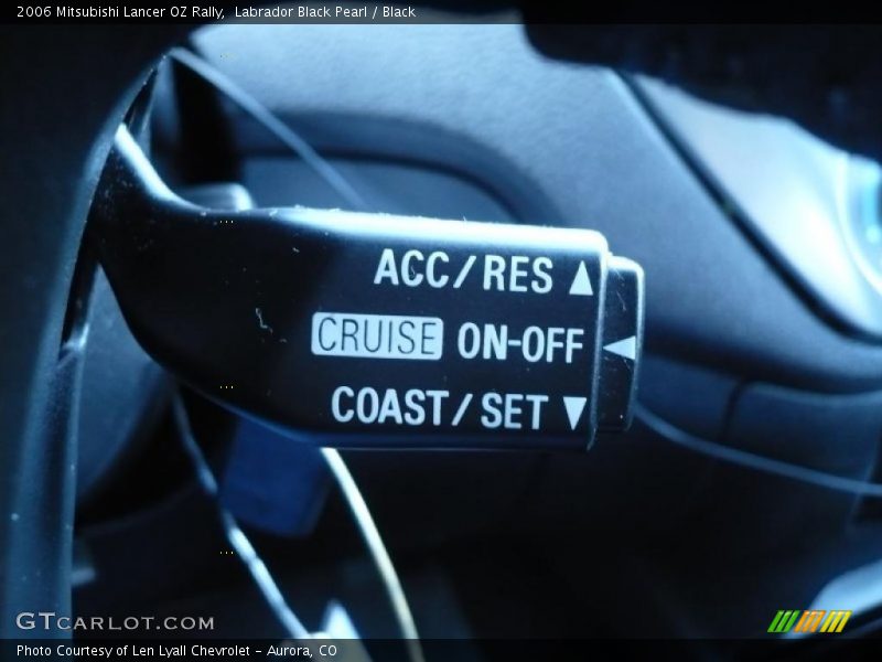 Labrador Black Pearl / Black 2006 Mitsubishi Lancer OZ Rally
