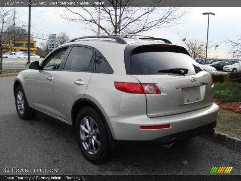 Serengeti Sand Metallic / Wheat 2007 Infiniti FX 35 AWD