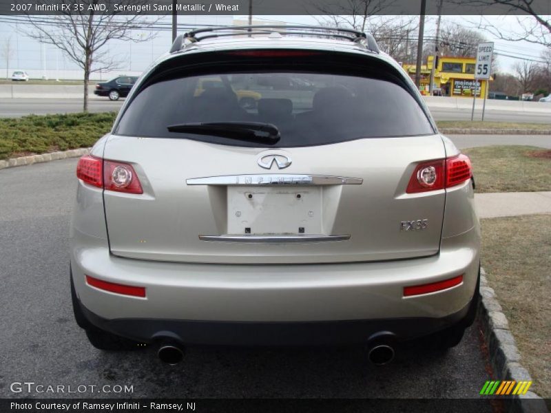 Serengeti Sand Metallic / Wheat 2007 Infiniti FX 35 AWD