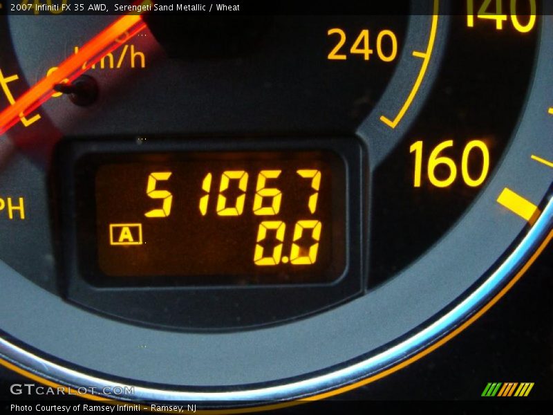 Serengeti Sand Metallic / Wheat 2007 Infiniti FX 35 AWD