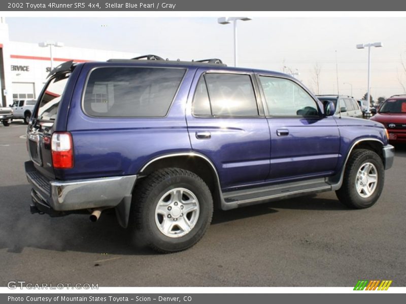 Stellar Blue Pearl / Gray 2002 Toyota 4Runner SR5 4x4