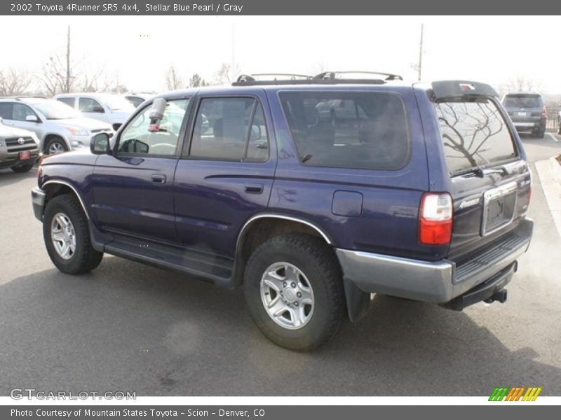 Stellar Blue Pearl / Gray 2002 Toyota 4Runner SR5 4x4