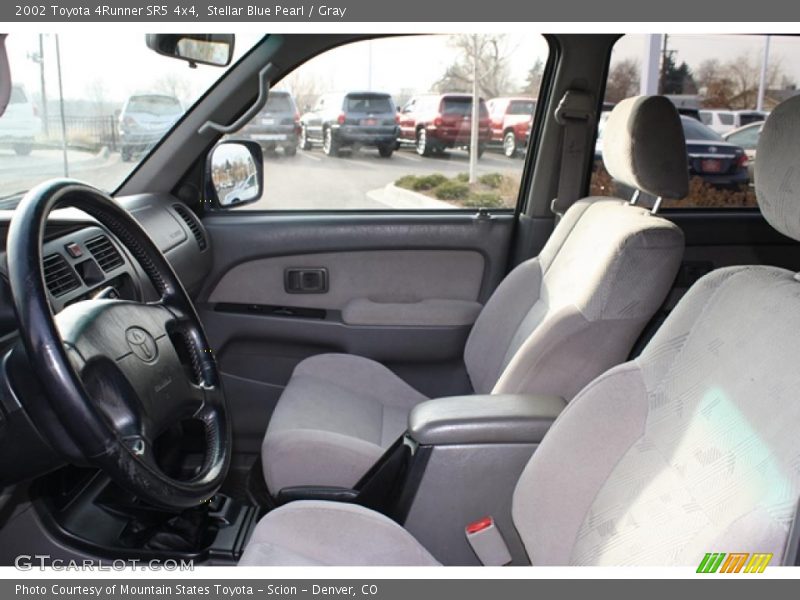 Stellar Blue Pearl / Gray 2002 Toyota 4Runner SR5 4x4