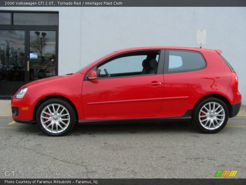 Tornado Red / Interlagos Plaid Cloth 2006 Volkswagen GTI 2.0T