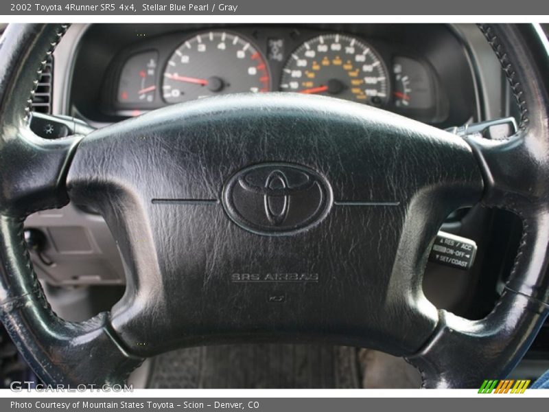 Stellar Blue Pearl / Gray 2002 Toyota 4Runner SR5 4x4