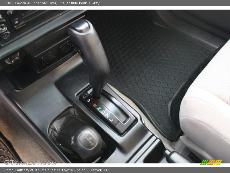 Stellar Blue Pearl / Gray 2002 Toyota 4Runner SR5 4x4