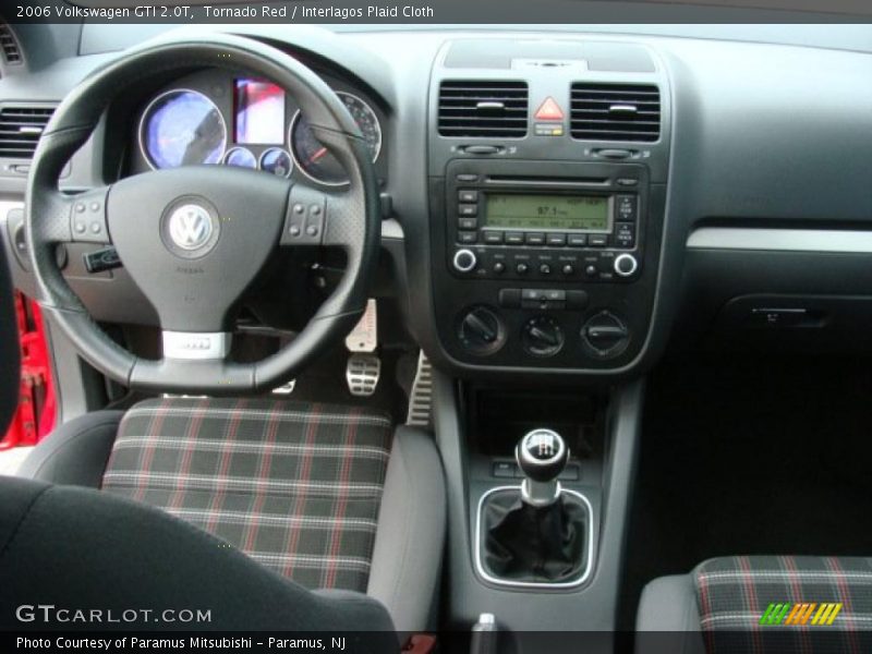 Tornado Red / Interlagos Plaid Cloth 2006 Volkswagen GTI 2.0T