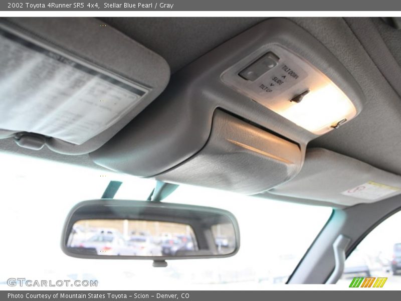 Stellar Blue Pearl / Gray 2002 Toyota 4Runner SR5 4x4
