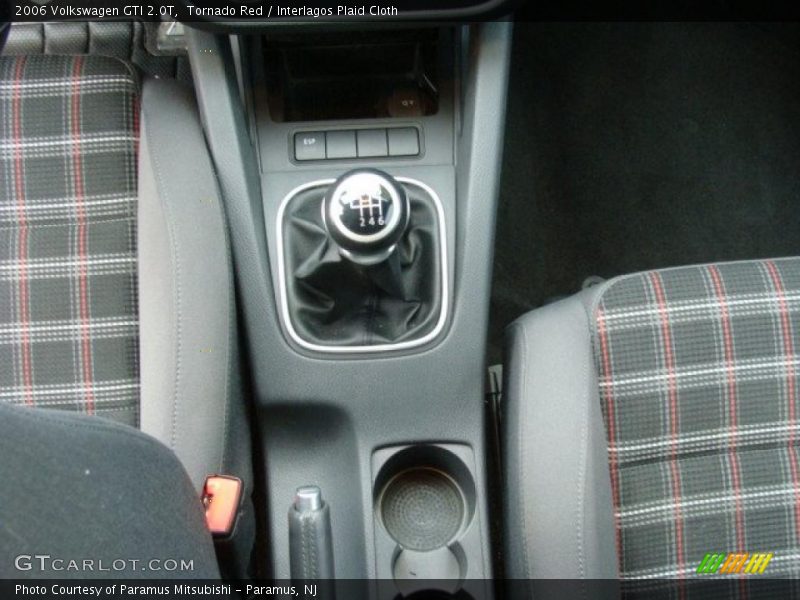 Tornado Red / Interlagos Plaid Cloth 2006 Volkswagen GTI 2.0T