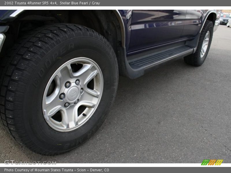 Stellar Blue Pearl / Gray 2002 Toyota 4Runner SR5 4x4