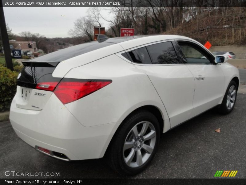  2010 ZDX AWD Technology Aspen White Pearl