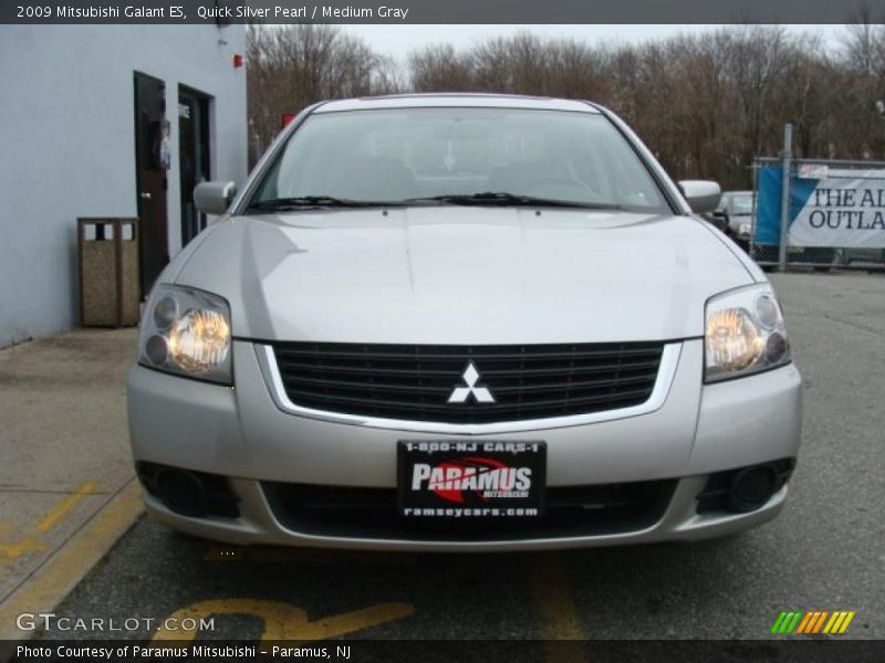 Quick Silver Pearl / Medium Gray 2009 Mitsubishi Galant ES