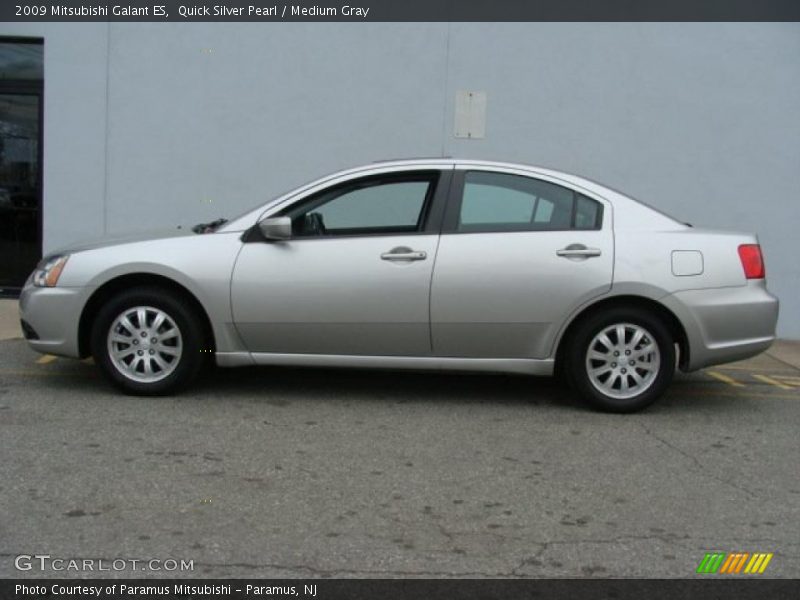 Quick Silver Pearl / Medium Gray 2009 Mitsubishi Galant ES