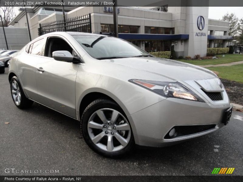 Palladium Metallic / Ebony 2010 Acura ZDX AWD Technology