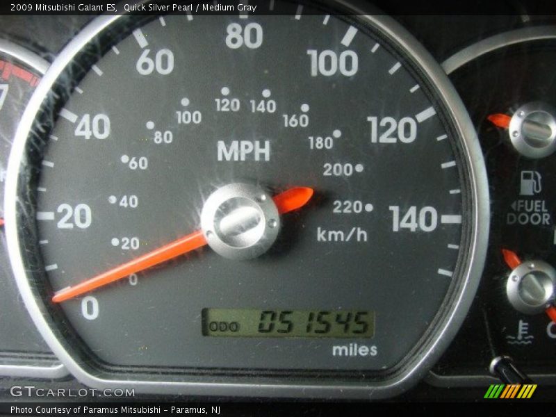 Quick Silver Pearl / Medium Gray 2009 Mitsubishi Galant ES