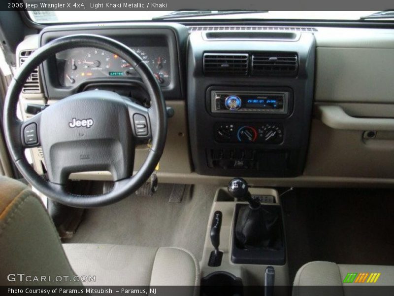 Light Khaki Metallic / Khaki 2006 Jeep Wrangler X 4x4