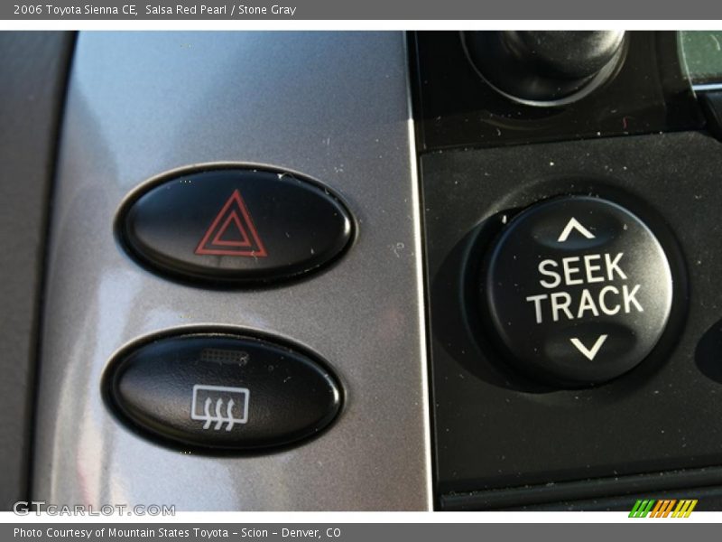Salsa Red Pearl / Stone Gray 2006 Toyota Sienna CE