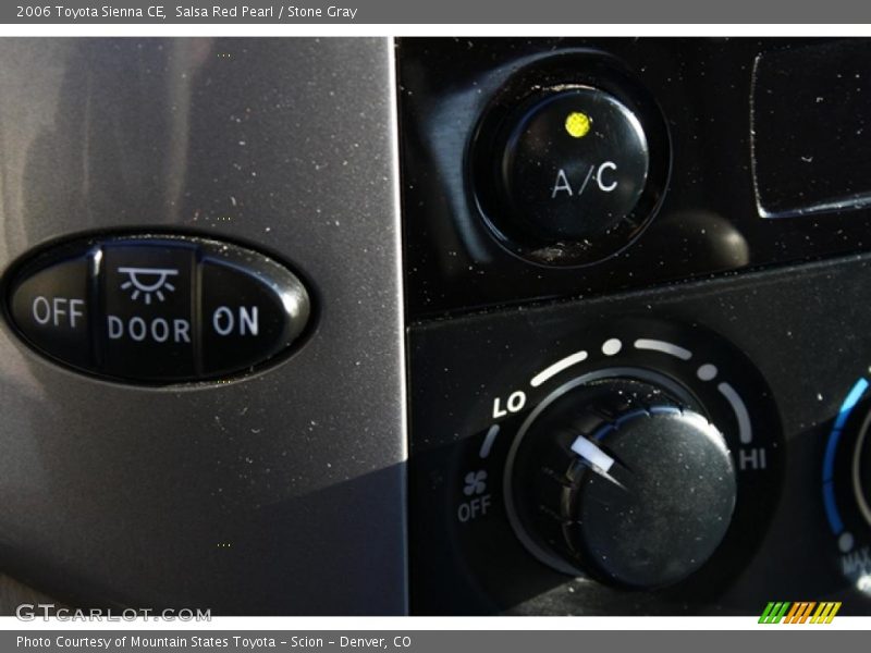 Salsa Red Pearl / Stone Gray 2006 Toyota Sienna CE