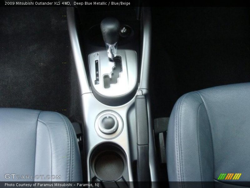Deep Blue Metallic / Blue/Beige 2009 Mitsubishi Outlander XLS 4WD