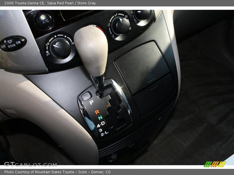 Salsa Red Pearl / Stone Gray 2006 Toyota Sienna CE