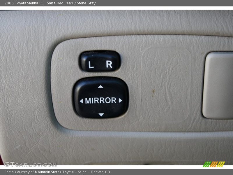 Salsa Red Pearl / Stone Gray 2006 Toyota Sienna CE