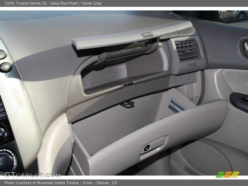 Salsa Red Pearl / Stone Gray 2006 Toyota Sienna CE