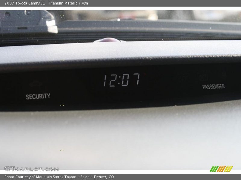 Titanium Metallic / Ash 2007 Toyota Camry SE
