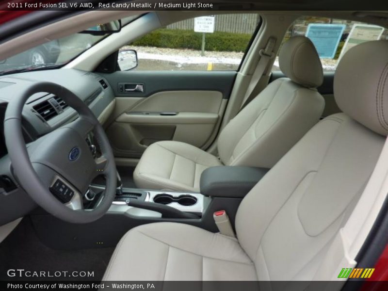  2011 Fusion SEL V6 AWD Medium Light Stone Interior