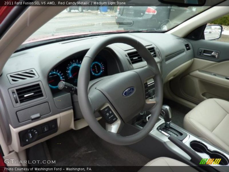 Medium Light Stone Interior - 2011 Fusion SEL V6 AWD 