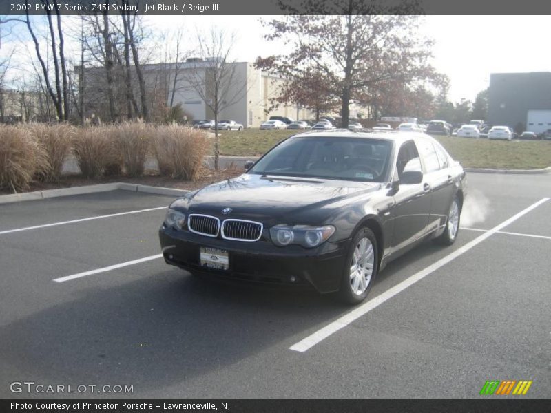 Jet Black / Beige III 2002 BMW 7 Series 745i Sedan