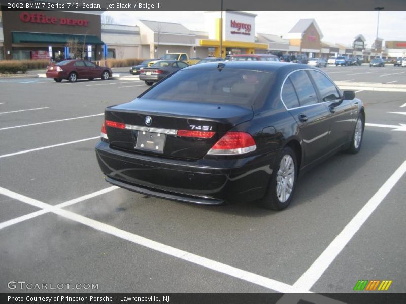 Jet Black / Beige III 2002 BMW 7 Series 745i Sedan