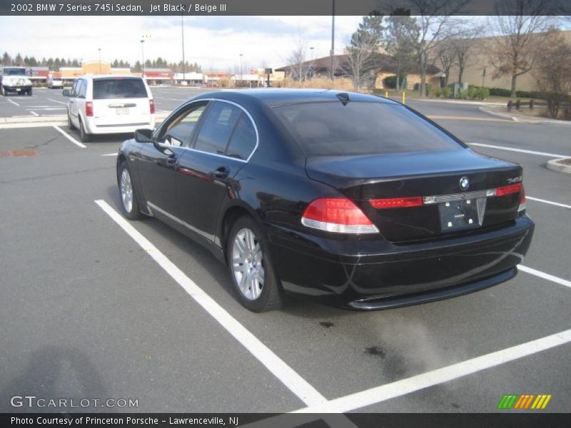 Jet Black / Beige III 2002 BMW 7 Series 745i Sedan