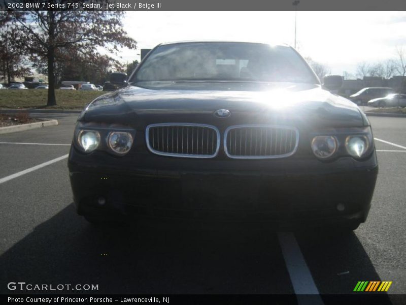 Jet Black / Beige III 2002 BMW 7 Series 745i Sedan