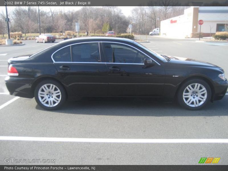 Jet Black / Beige III 2002 BMW 7 Series 745i Sedan