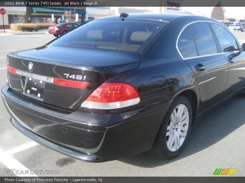 Jet Black / Beige III 2002 BMW 7 Series 745i Sedan